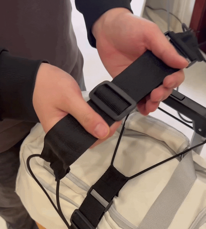 Heavy-duty wear-resistant TravelStrap webbing