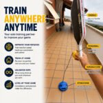 Pickleball rebound trainer setup and benefits